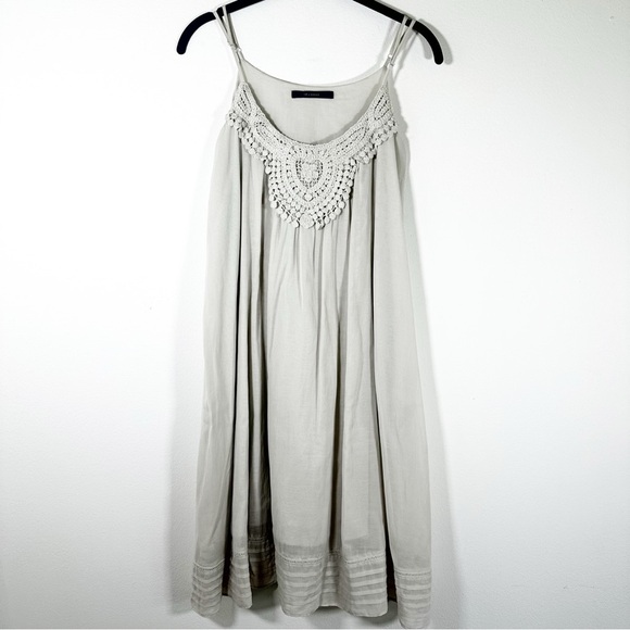 Sita Murt/ Crochet Knit Summer Sway Sundress Natural Gray Size EU 38 Like New - Picture 1 of 11
